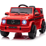 Garvee Coche Eléctrico 12V, Motor Doble, Puertas Doble, Seguridad, Suspensión, Control Remoto, 3-6 años, Interior y Exterior, Rojo - Rojo