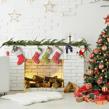 Garvee Ghirlanda De Pino Navideña Realista Verde 200 Cm Para Decoración De Hogar Y Bodas, Resistente Y Fácil De Instalar