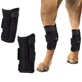 Garvee Hundebeinbandage Para Perros Con Soporte Metálico, Estabiliza Articulaciones, Alivia Lesiones, Negro, Talla S/M