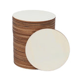 Garvee 50 Piezas De Círculos De Madera Sin Terminar 10 Cm Grosor 1,8 Cm Para Grabado Y Decoración DIY Natural
