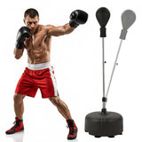 Garvee Set De Bola De Boxeo Con Bola De PU Ajustable Para Entrenamiento En Casa 48*136-154cm Negro - Modelos gama alta