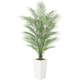Garvee Palma Artificial Grande 180cm Realista Duradera Material PE Cemento Oficina Hogar Verde Natural - Verde