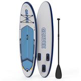 Garvee Tabla de Paddle Inflable 320 cm con Accesorios Premium para Yoga y Pesca, 81 cm / 86 cm Ancho, Color Ligero y Resistente
