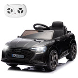 Garvee Vehículo Eléctrico Infantil 12V con Sistema de Suspensión y Control Remoto 2.4G Regalo Navidad Exterior Negro - Negro