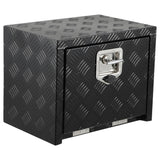 Garvee Caja de Herramientas Bajo Cuerpo de Aluminio 61 cm - Resistente, Impermeable, Negro - para Camiones y Remolques - 18" X 12" X 14" - Black