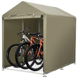 Garvee Cobertizo Para Bicicleta Protección Resistente Fácil Montaje Jardín Y Garaje Variantes - Verde
