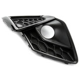 Garvee Rejilla de Panal Estilo S-Line de ABS Brillante para Modificación Deportiva de Audi A4 B9 Exterior Negro