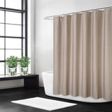 Garvee Cortina De Ducha Hotel Luxus Jacquard 240GSM Resistente Al Agua Poliéster 100% Taupe 240x200 cm Para Baños - Café Claro