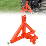 Garvee Receptor De Enganche De 3 Puntos Para Tractor 2 In Acero Inoxidable Montaje Rápido Uso Industrial Construcción - Naranja