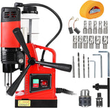 Garvee Taladro Magnético de 1300W, Motor de Cobre, Portátil y Preciso, Negro, para Trabajo de Metal