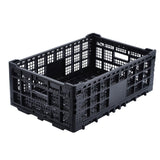 Garvee Caja De Almacenamiento Multifuncional Con Tapa Hermética Apilable Para Hogar Y Oficina Plástico Duradero Resistente Al Agua - Negro