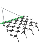 Garvee Arado de Arrastre Pesado 122x122 cm para ATV y Tractor, Acero Resistente, Ajustable, Multiusos para Agricultura y Jardinería - Verde