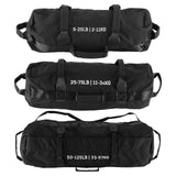 Garvee Workout Sandbag Unfilled Adjustable 2-91 kg Heavy Duty 600D Oxford Multi-handle Entrenamiento en Casa