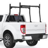 Garvee Rack Ajustable para Camión, Acero Resistente, Capacidad 362.87 kg , Extensible 116.84-180.34 cm , Seguro para Kayak y Escaleras, Negro