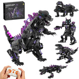 Garvee Kit de Construcción Robot Dinosaurio STEM 5 en 1, Control Remoto y App, Bloques ABS, Educativo para Niños a Partir de 8 Años