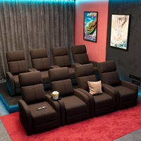 Garvee Poltrona Relax Reclinable con Schienale y Poggiapiedi Ajustables, Tela Transpirable, Diseño Compacto para Sala y Dormitorio, Estructura Robusta, Color Neutro