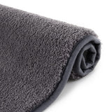 Garvee Alfombra De Baño Hotel Calidad Microfibra Suave Antideslizante Gris Oscuro 40x60 Cm