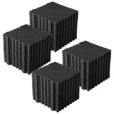 Garvee Baldosas de Piso Encastrables 30x30cm, PVC Suave Antideslizante con Drenaje, para Cocina y Exterior, Color Gris, Modular y Resistente