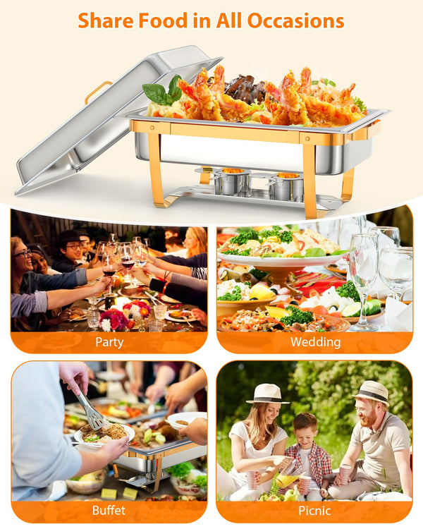 Calentador en uso durante eventos grandes y catering