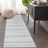 Garvee Teppich Pasillo Garvee 80x150cm antideslizante lavable grau TPR cocina sala entrada 1200gsm 100% poliéster 350g felpa perla base lavable plegable - Gris