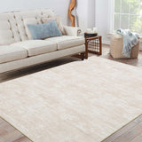 Garvee Alfombra Moderna para Salón y Dormitorio 200x290 cm Pelo Corto Lavable y Antideslizante Beige - Beige