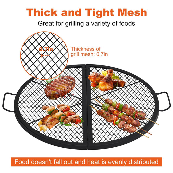 Rejilla para fogata de acero resistente a 600℃
