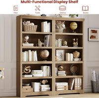 Garvee Estantería Multifuncional de 5 Niveles con Diseño Compacto y Estructura Firme para Profesionales en Despacho o Salón 60cm Marrón