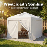 Garvee Toldo Canopy Impermeable y Resistente UV, Tela Oxford, Plegable para Jardín y Camping, Fácil Montaje