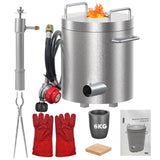 Garvee Horno de Fundición de Acero Inoxidable 6kg  Kit de Propano para Reciclaje de Metales