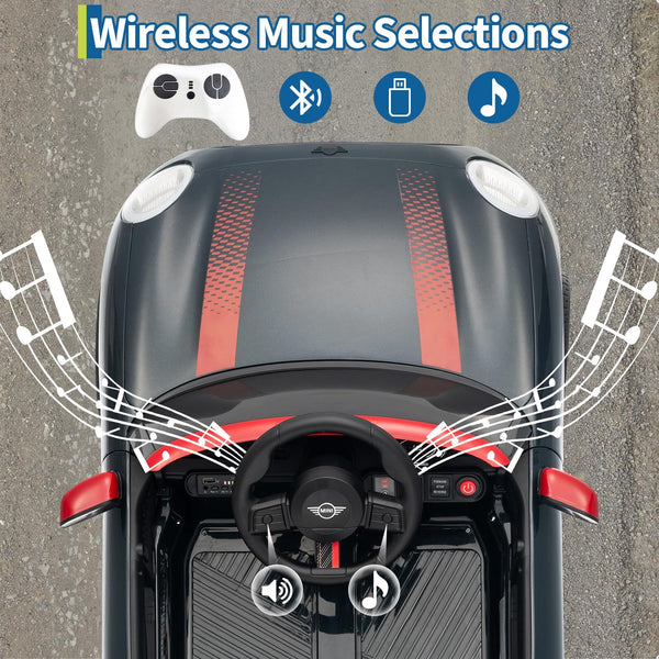 Consola multifuncional de coche infantil con BT y velocidades