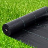 Garvee Rollo de Malla Geotextil para Prevención de Erosión de Suelos en Invernaderos o Granjas 1.8x91m Negro - Negro