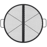 Garvee Parrilla de Campamento Plegable X-Marks 77.5cm Acero Resistente Mango Reforzado Portátil para Fogatas y Picnics - Plegable
