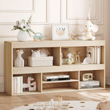 Garvee Organizador De Juguetes 6 Cubos Estantería Infantil Madera Resistente Antivuelco Para Aula Y Cuarto Infantil 24x47.2x11.8 Blanco