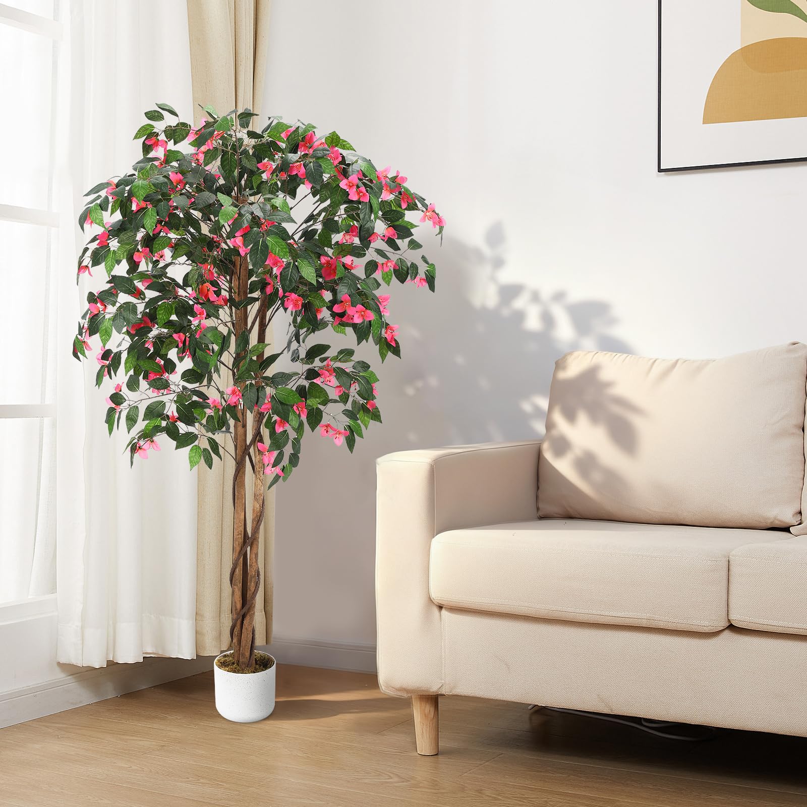 Planta artificial de buganvilla Garvee de 160 cm