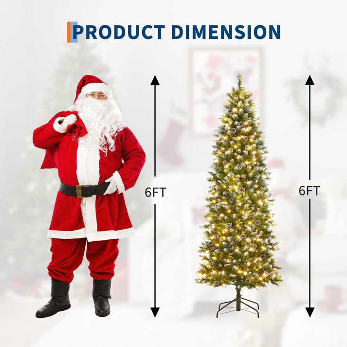 Árbol de Navidad artificial 180cm