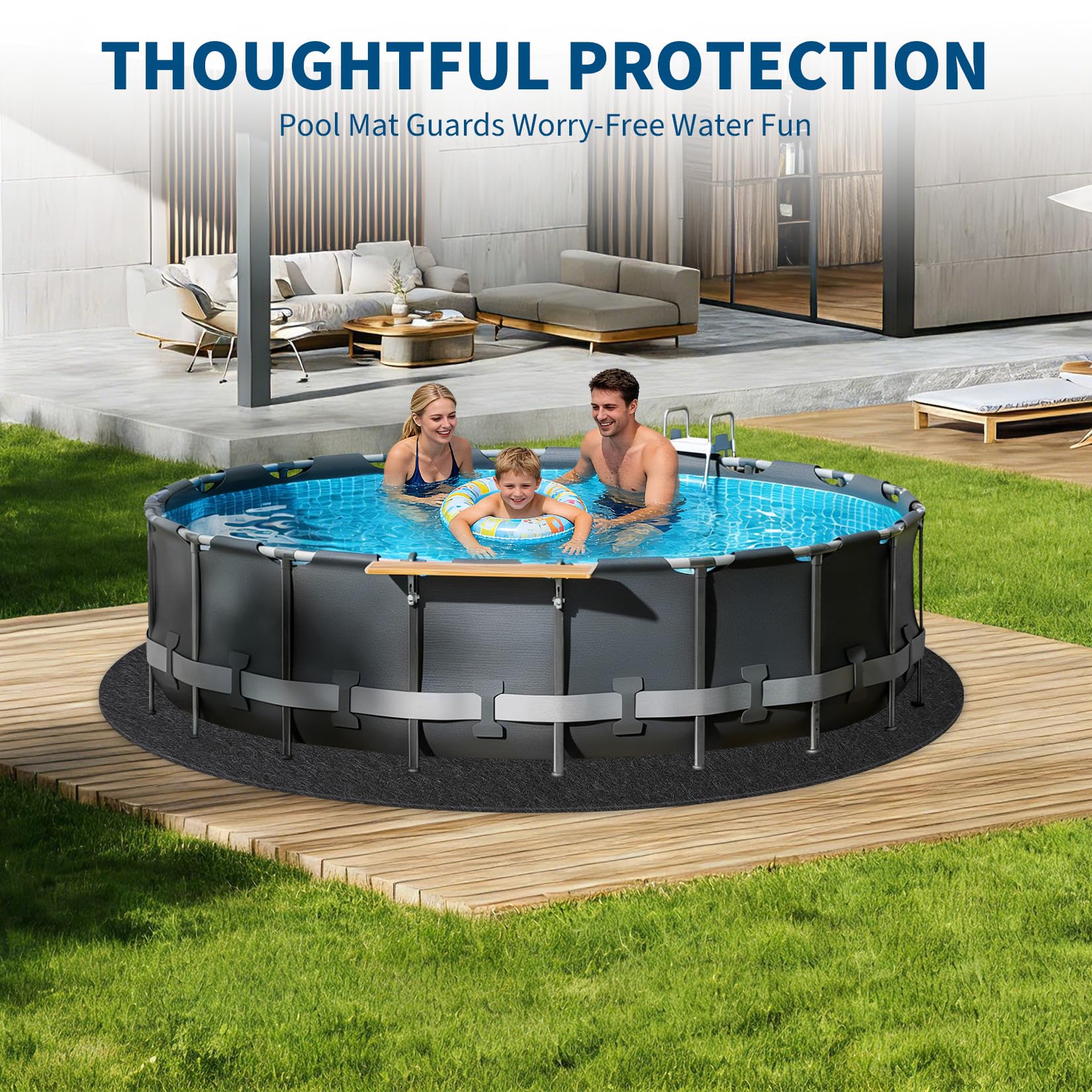 Géotextile noir 220 g/m² pour protection de liner