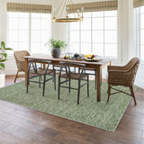 Garvee Alfombra Moderna de Salón Suave y Lavable Pelo Corto Antideslizante 160x230 cm Verde Oscuro - Verde Oscuro
