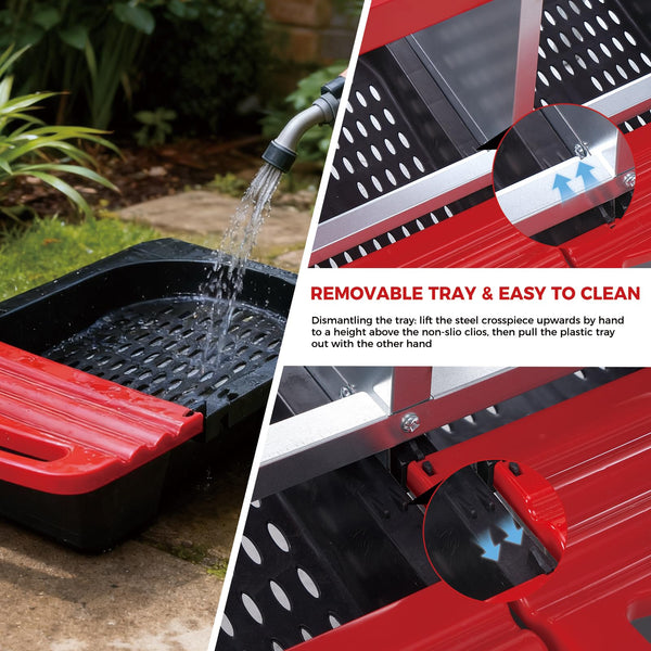 Caja de anidación con bandeja extraíble