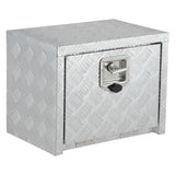 Garvee Caja de Herramientas Bajo Carro 61 cm Aluminio Resistente Impermeable con Cerradura para Camionetas y Remolques Compacta - Plata