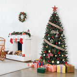 Garvee Árbol de Navidad Premium PE/PVC Ultra Realista Estable, para Hogar y Oficina, Altura 152cm, Color Verde - Verde