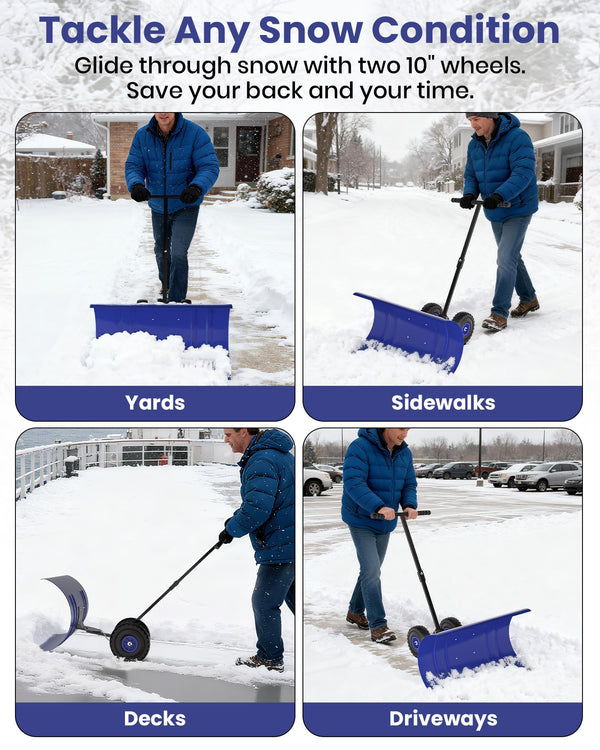 Pala de nieve multifuncional