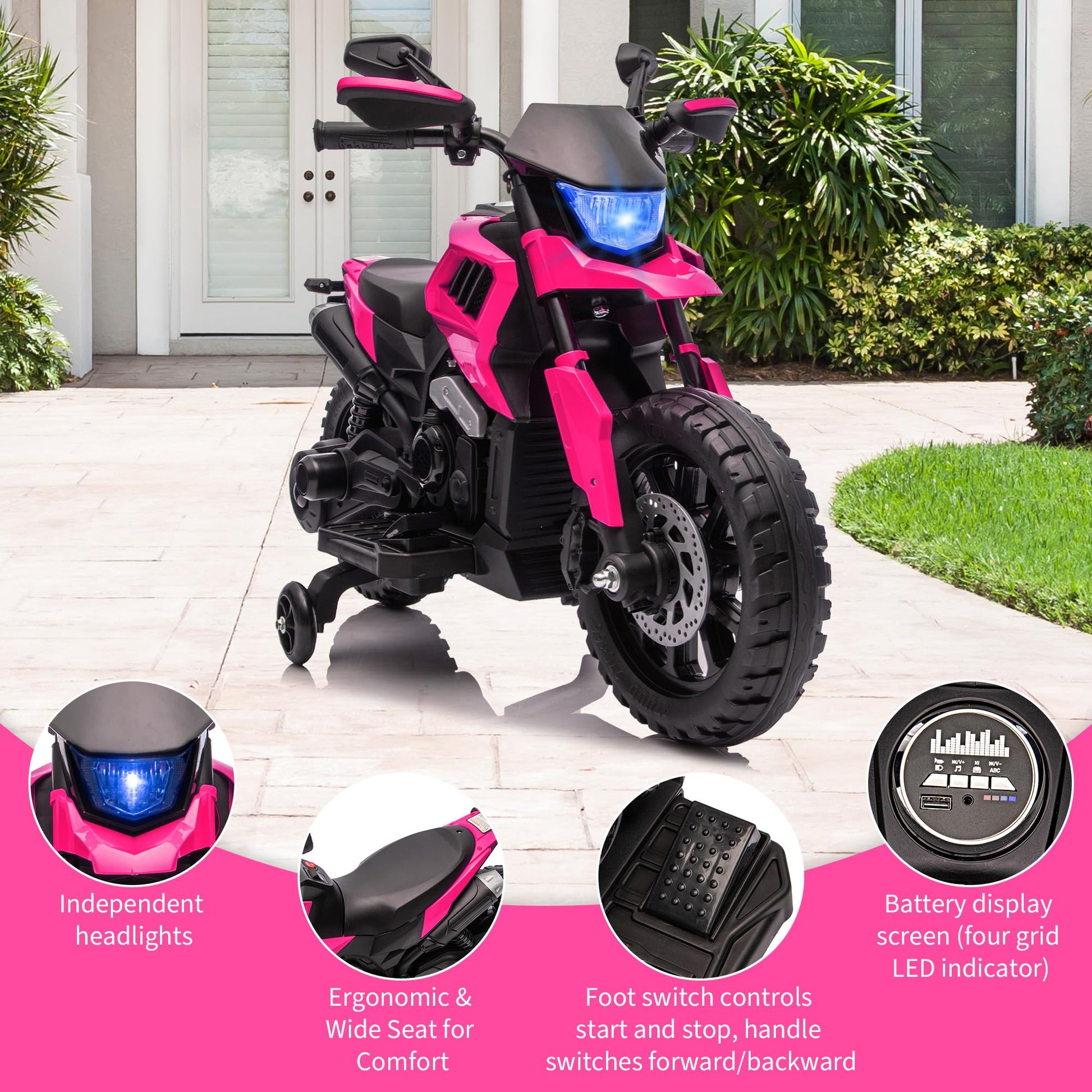 Moto Eléctrica Azul GARVEE