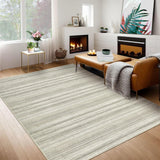 Garvee Teppich Wohnzimmer Garvee 160x230cm kurzflor beige waschbar rutschfest TPR strapazierf?hig wohnzimmer schlafzimmer esszimmer 1200gsm 100% poliéster 350g felpa perla base lavable plegable - Beige