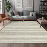 Garvee Teppich Wohnzimmer Garvee kurzflor 120x170cm beige rutschfest waschbar wohnzimmer schlafzimmer esszimmer 1200gsm 100% poliéster 350g felpa perla base lavable plegable - Beige