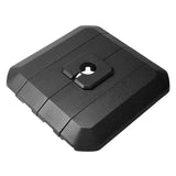 Garvee Base para Sombrilla con Llenado Flexible de Agua o Arena HDPE Negro para Jardín y Terraza Alta Estabilidad