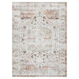 Garvee Alfombra Oriental 80x150cm lavable suave impermeable taupe sin pelusas salon dormitorio - Marrón Claro