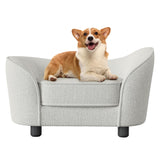 Garvee Sofá Para Mascotas Chenille Cómodo Duradero Cojines Lavables Uso Interior Para Gatos Y Perros Pequeños