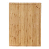 Garvee Tabla de Cortar Extra Grande 100% Bambú Orgánico con Mango y Canaleta para Cocina y BBQ 61×46 cm