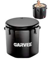 Garvee Tina de Baño de Hielo para Atletas 176 gal Inflable con Tapa Aislante, PVC Militar, Portátil para Gimnasio y Viajes, Azul