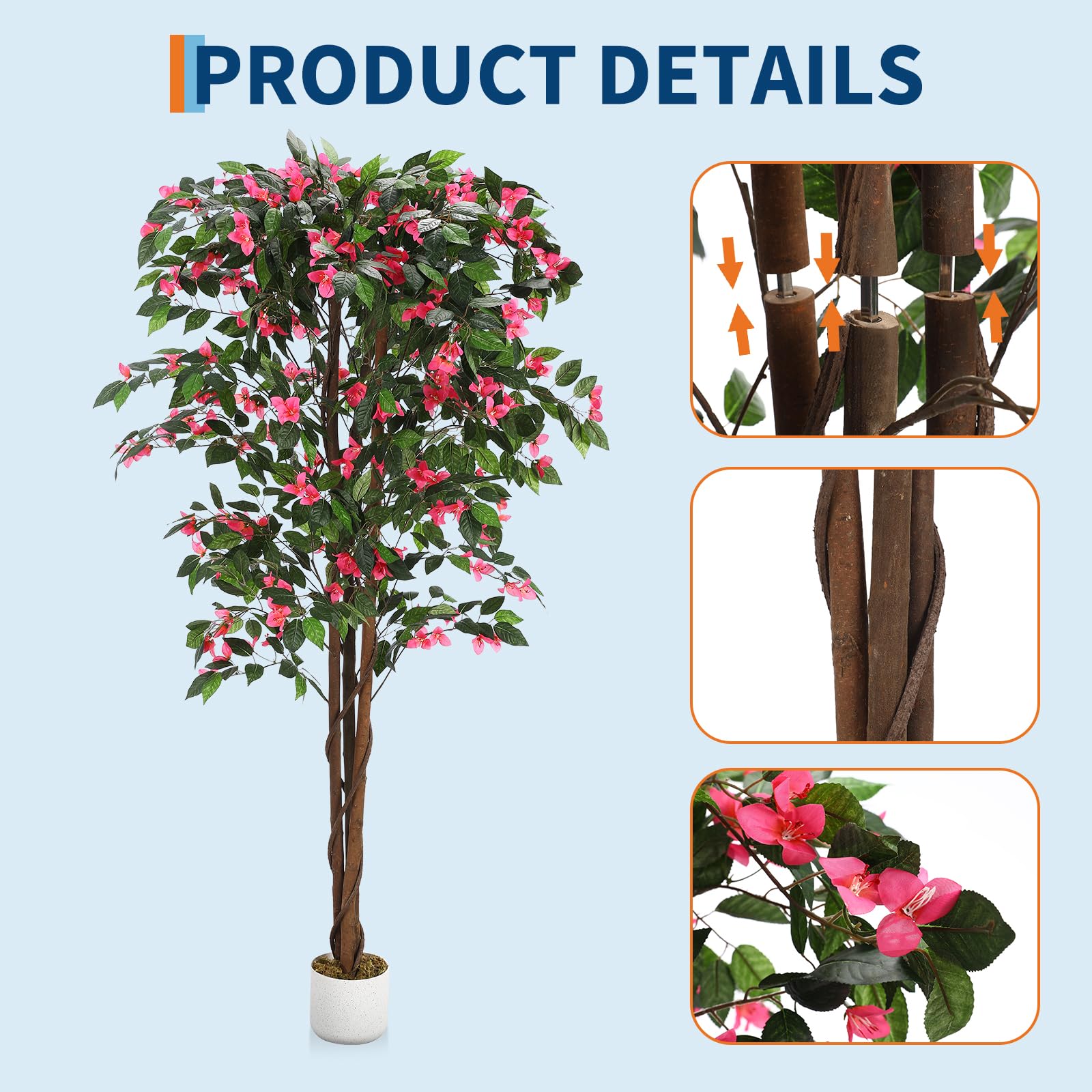 Planta artificial decorativa sin mantenimiento